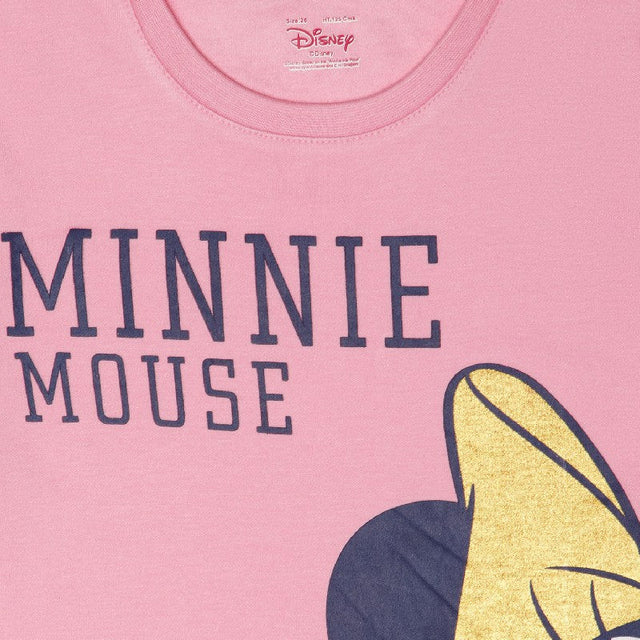 Girls Minnie & Friends Printed Round Neck Full Sleeve T-Shirt for Casual Wear and Everyday Comfortable Dressing - Pack of 1