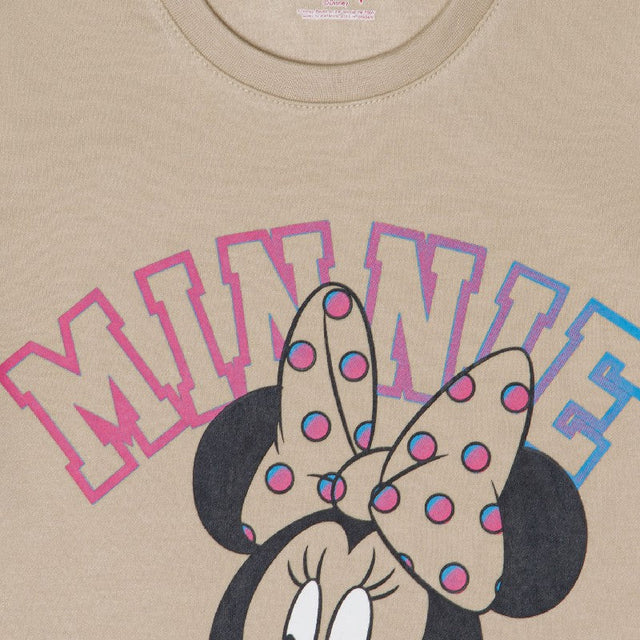 Girls Minnie & Friends Printed Round Neck Full Sleeve T-Shirt for Casual Wear and Everyday Comfortable Dressing - Pack of 1