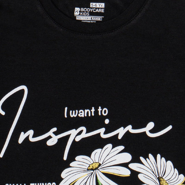 Girls T-Shirt Round Neck Full Sleeves - Bodycare