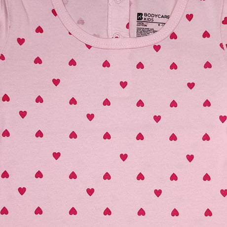 Baby Girls Cotton T-Shirt Round Neck Half Sleeves Pack of 1