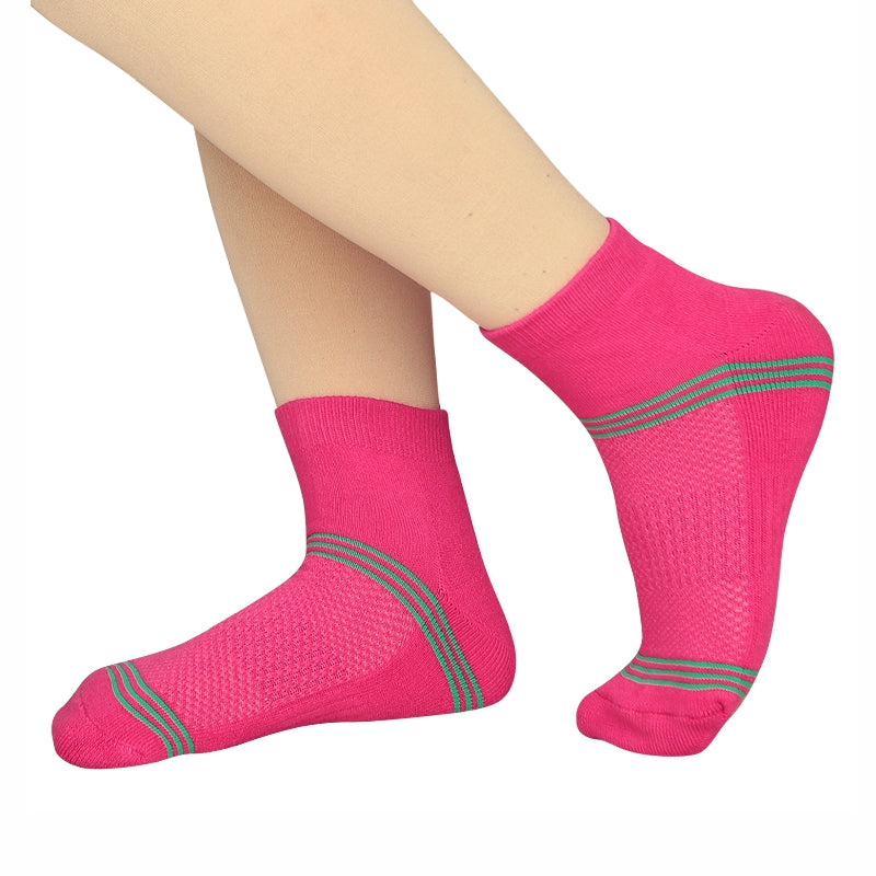 Bodycare Womens Solid Ankle Length Socks Pack Of 3