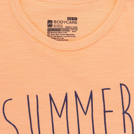 Bodycare Girls Round Neck Sleeveless Tshirt