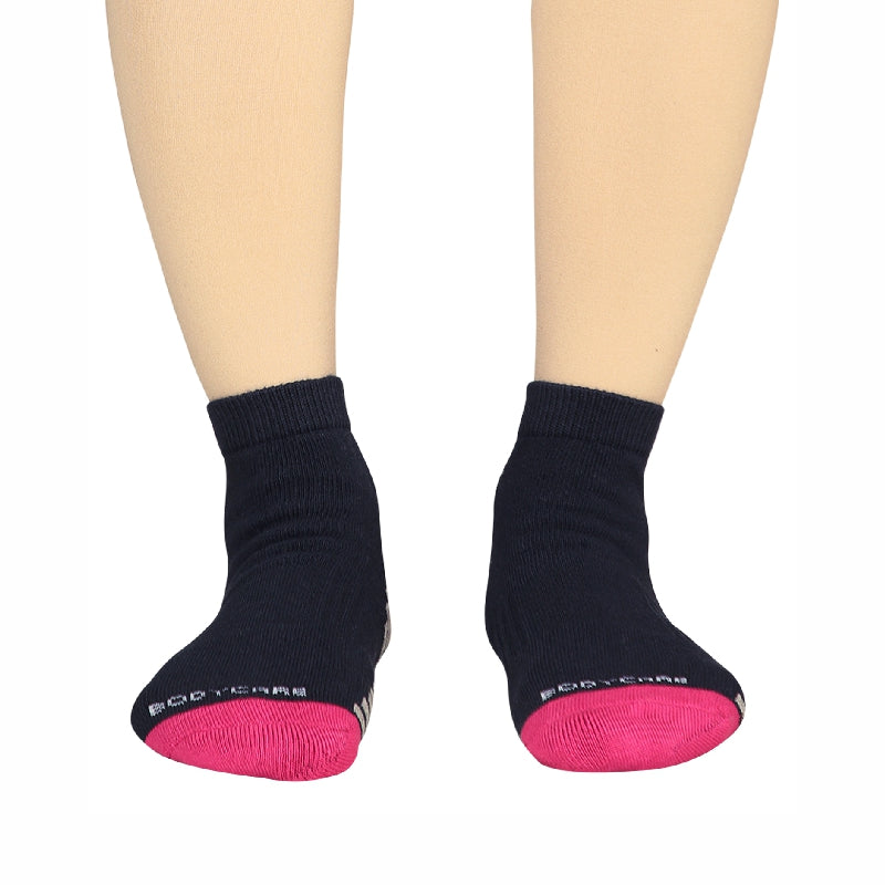 Bodycare Womens Solid Ankle Length Socks Pack Of 3