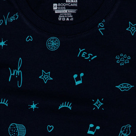 Girls Sweatshirt Round Neck Full Sleeves