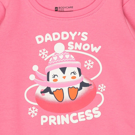 Bodycare Girls Fleece Round Neck Full Sleeves Sweat Shirt