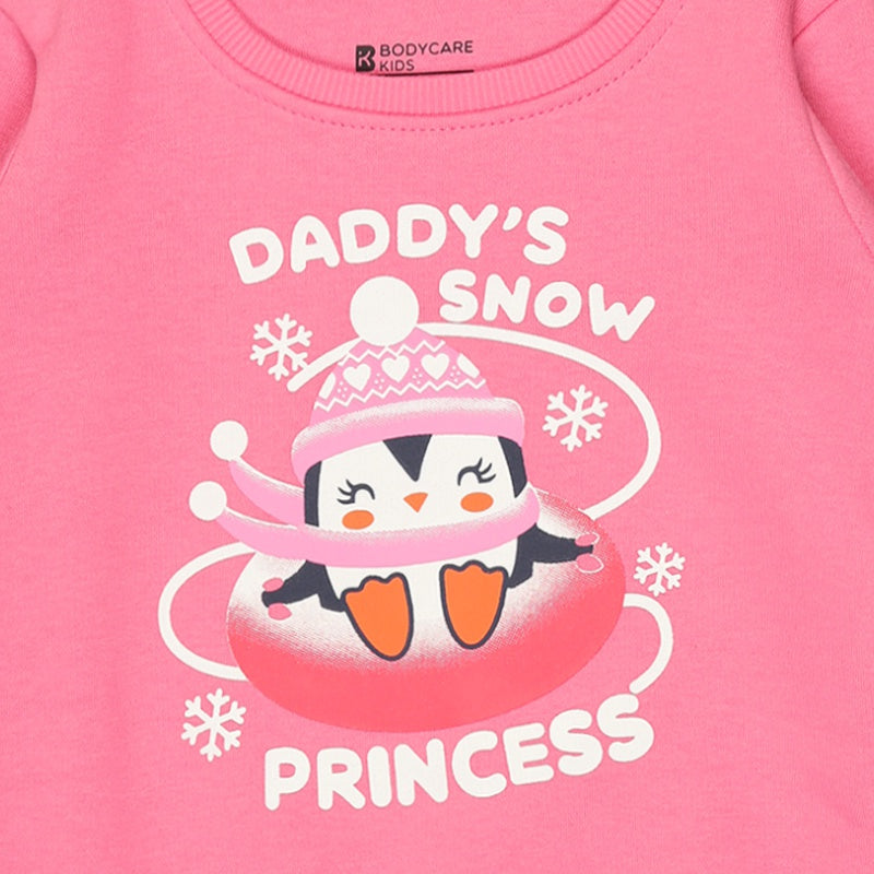 Baby Girls Sweatshirt Round Neck Full Sleeves - Bodycare