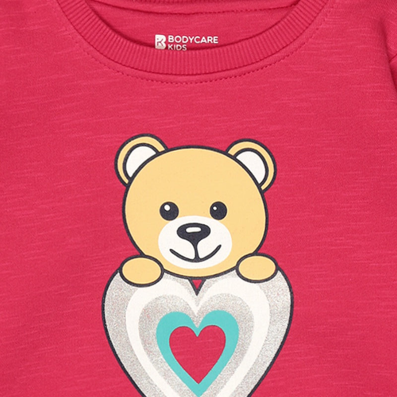Baby Girls Sweatshirt Round Neck Full Sleeves - Bodycare