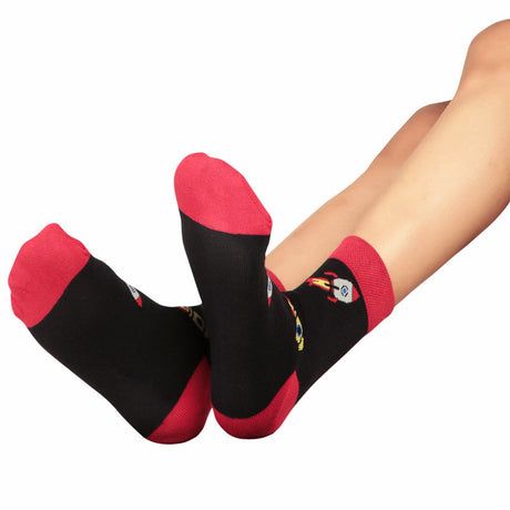 Bodycare Mens Mid Calf Printed Socks Pack Of 2