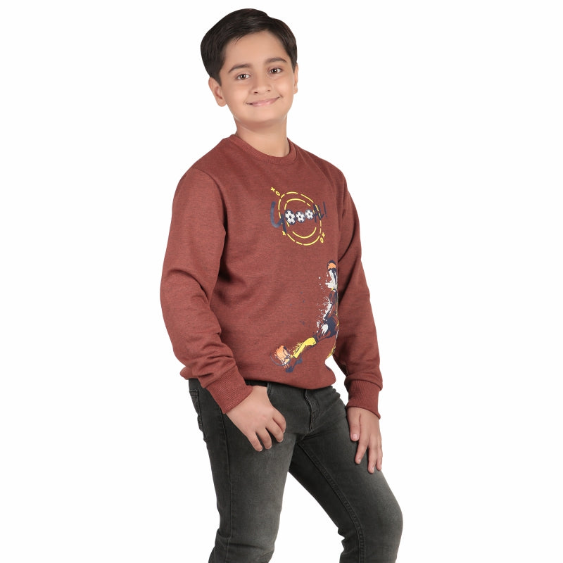 Boys Sweatshirt Round Neck Full Sleeves - Bodycare