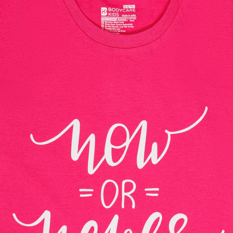 Bodycare Girls Round Neck Sleeveless Tshirt