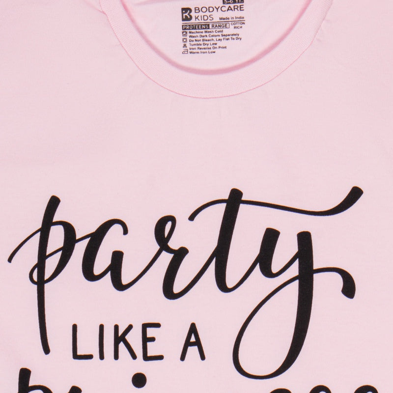 Bodycare Girls Round Neck Sleeveless Tshirt