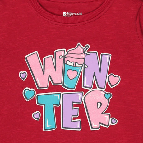 Bodycare Girls Fleece Round Neck Full Sleeves Sweat Shirt