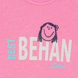 Girls 100% Cotton Round Neck Half Sleeves T-Shirt for Casual Outfits, Easy Movement and Everyday Comfort