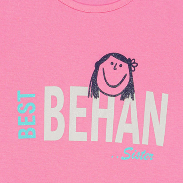 Girls 100% Cotton Round Neck Half Sleeves T-Shirt for Casual Outfits, Easy Movement and Everyday Comfort