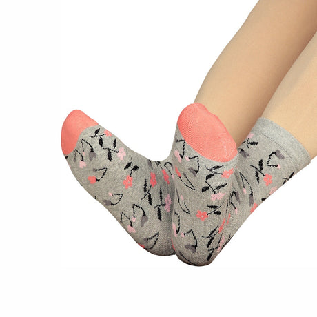 Bodycare Womens Mid Calf Printed Socks Pack Of 2