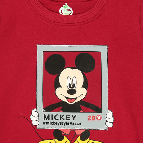 Bodycare Boys Fleece Mickey & Friends Printed Sweat Shirt