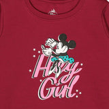 Bodycare Girls Fleece Minnie & Friends Printed Sweat Shirt
