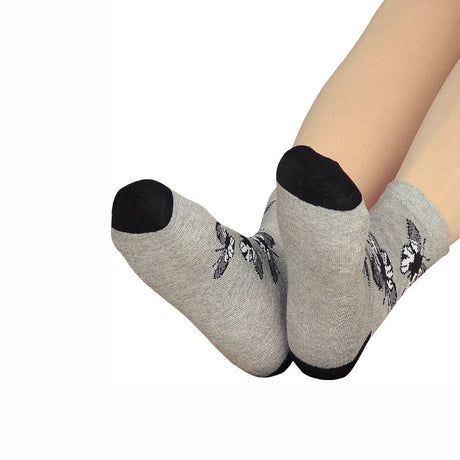 Bodycare Womens Mid Calf Printed Socks Pack Of 2