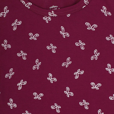 DYCA Girls Round Neck Half Sleeves T-Shirt