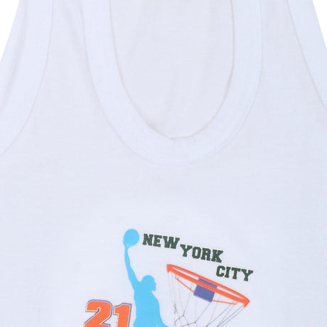 Boys Vest Round Neck Sleeveless Pack of 4