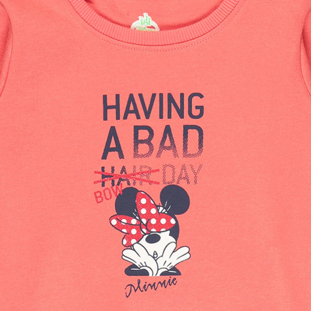 Baby Girls Minnie & Friends Sweatshirt Round Neck Full Sleeves - Bodycare