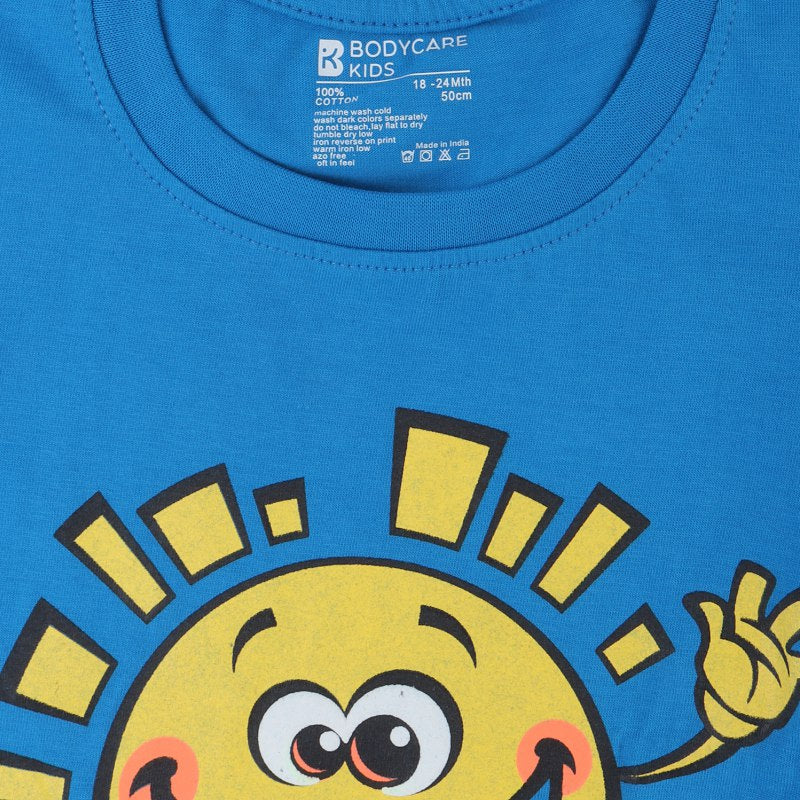Baby Boys T-Shirt Round Neck Half Sleeves - Bodycare