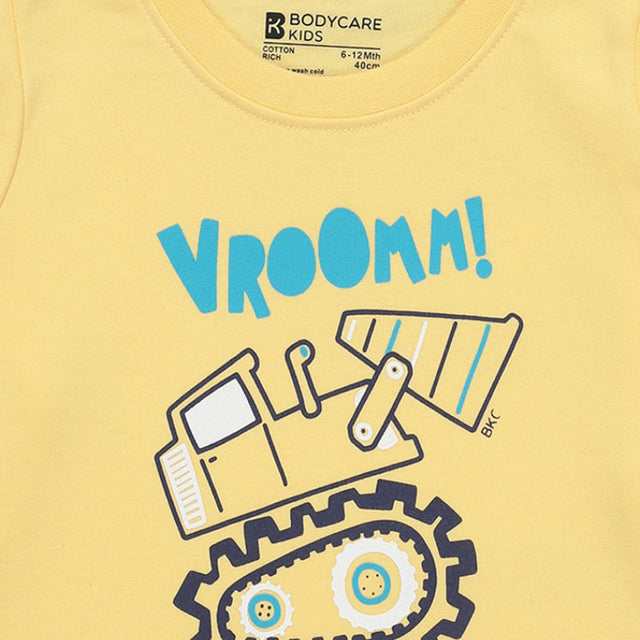 Baby Boys T-Shirt Round Neck Full Sleeves - Bodycare