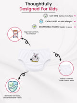 Baby Girls Printed Panty with Inner Elastic Waistband for Soft Everyday Innerwear Comfort and Regular Use - Pack of 6