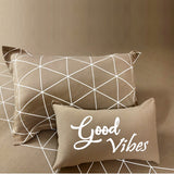 Bodycomfy 100% Cotton Hosiery Single bed Fitted Bedsheet – Geometric Print