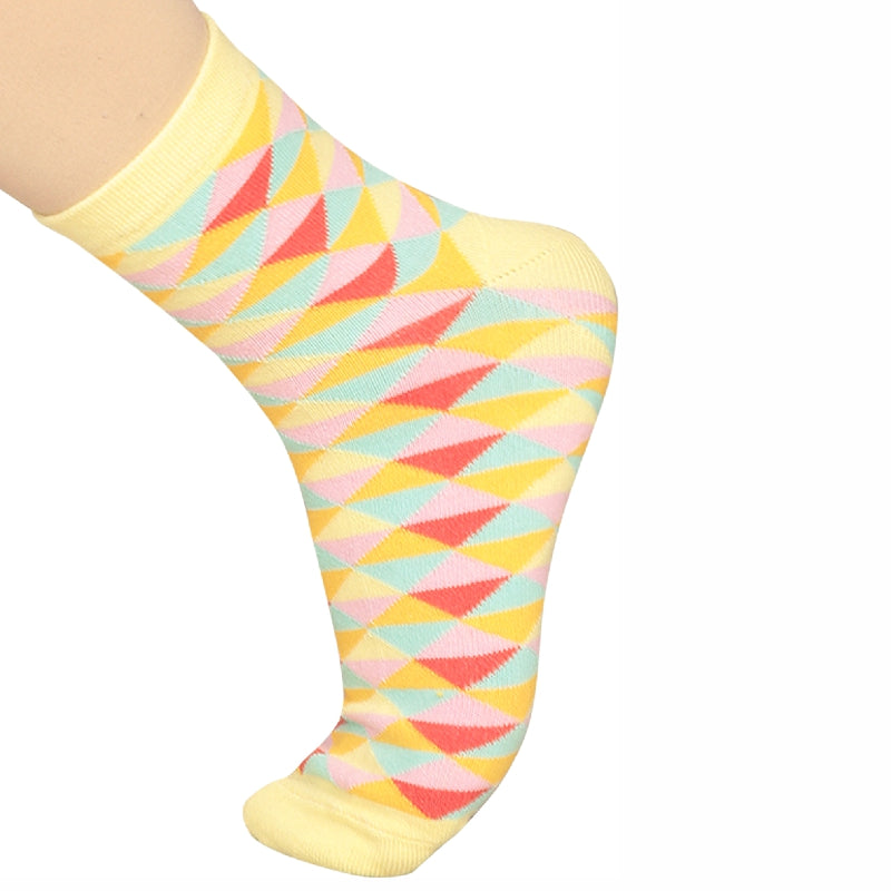 Bodycare Womens Mid Calf Printed Socks Pack Of 2