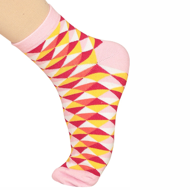 Bodycare Womens Mid Calf Printed Socks Pack Of 2