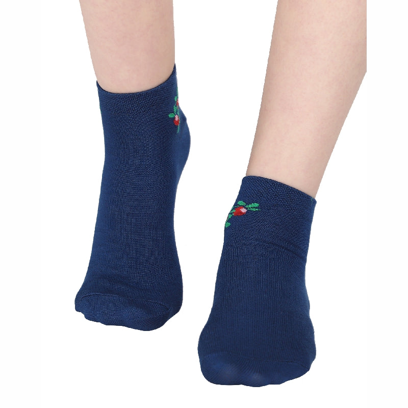 Bodycare Womens Solid Ankle Length Socks Pack Of