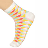 Bodycare Womens Mid Calf Printed Socks Pack Of 2