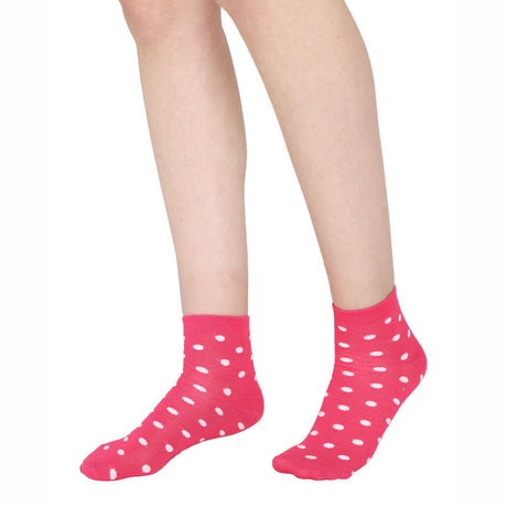 Bodycare Womens Solid Ankle Length Socks Pack Of