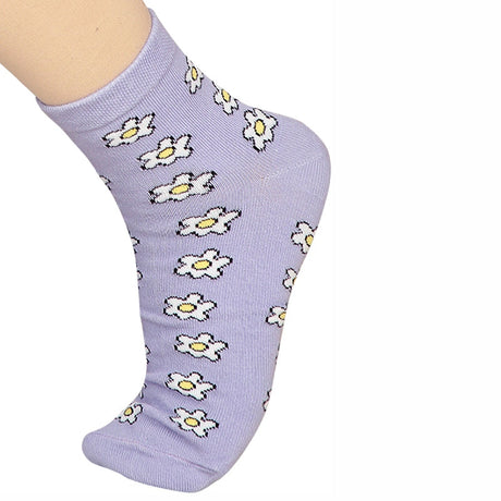 Bodycare Womens Mid Calf Printed Socks Pack Of 2