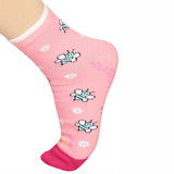 Bodycare Womens Mid Calf Printed Socks Pack Of 2
