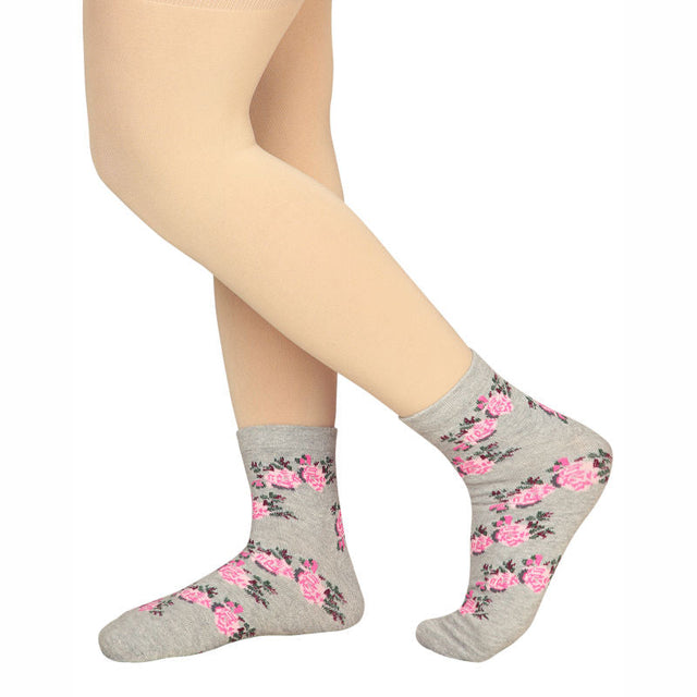 Women Cotton Spandex Socks Stretch Pack of 3 - Bodycare