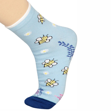 Bodycare Womens Mid Calf Printed Socks Pack Of 2