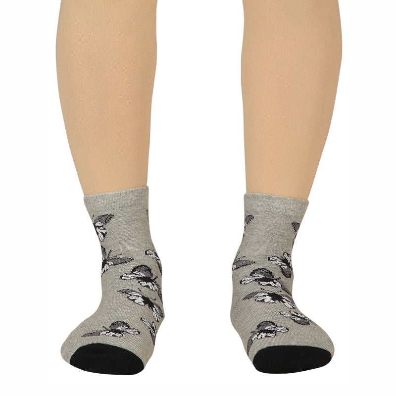 Bodycare Womens Solid Ankle Length Socks Pack Of