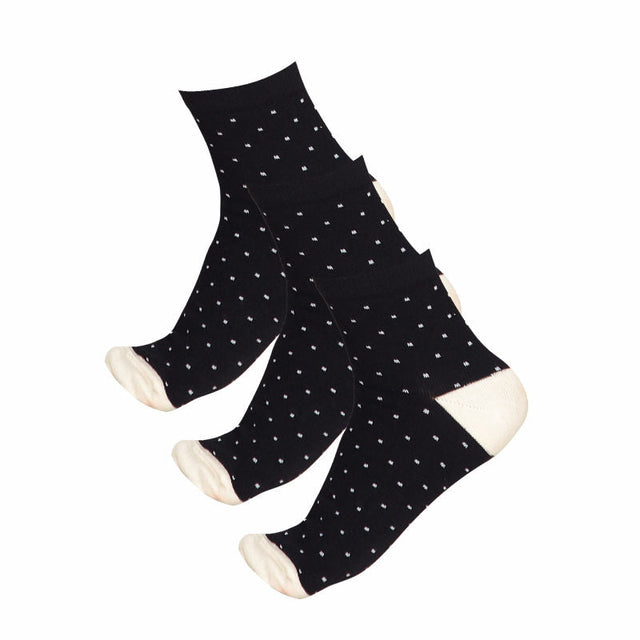 Women Cotton Spandex Socks Stretch Pack of 3 - Bodycare
