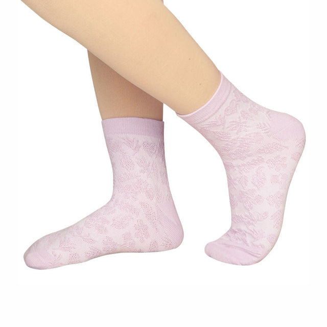 Women Cotton Spandex Socks Stretch Pack of 3 - Bodycare