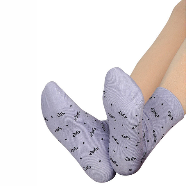 Women Cotton Spandex Socks Stretch Pack of 3 - Bodycare