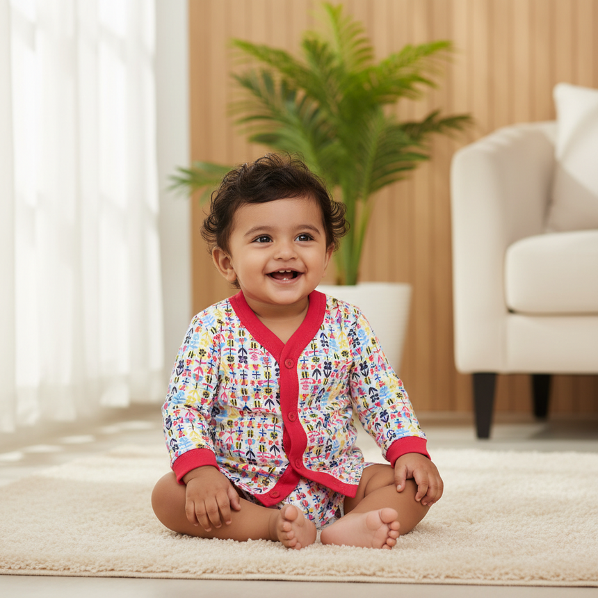 Unisex Vest Front Open Full Sleeves Pack Of 3