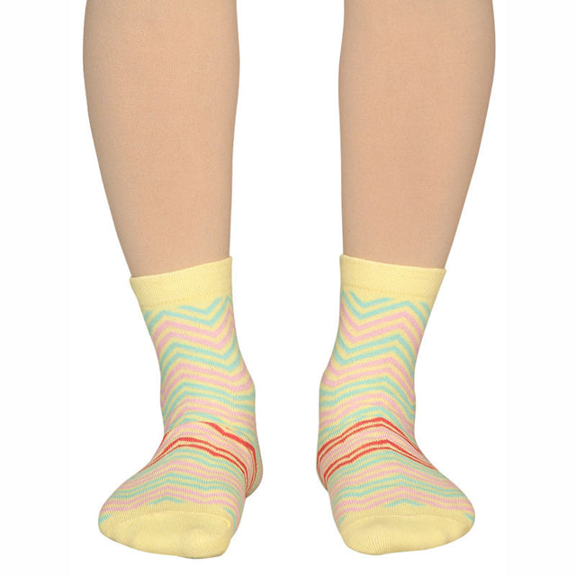 Women Cotton Spandex Socks Stretch Pack of 3 - Bodycare