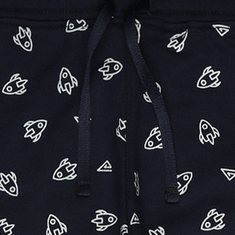 Boys Printed Track Pant for Casual Wear, Lounge Comfort, Easy Movement and Regular Wardrobe Use - Pack of 1