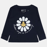 Baby Girls T-Shirt Round Neck Full Sleeves Pack of 1 - Bodycare