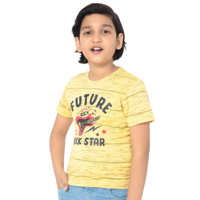 Boys 100% Cotton T-Shirt Round Neck Half Sleeves Pack of 1 - Bodycare