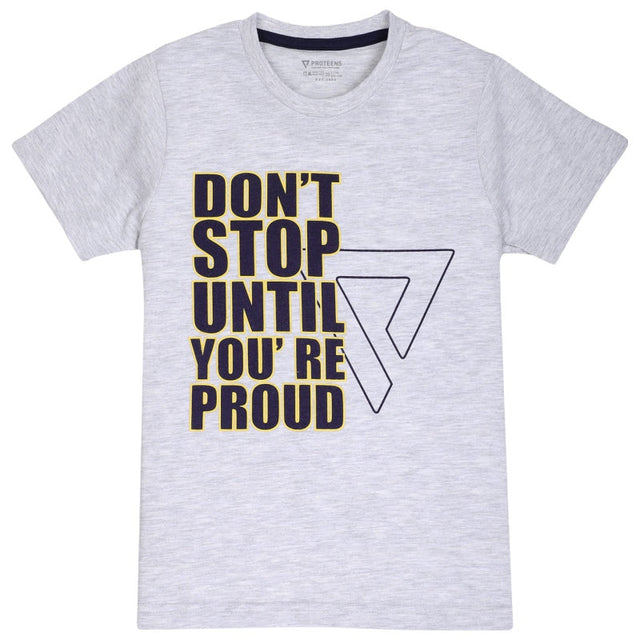 Boys T-Shirt Round Neck Half Sleeves - Bodycare