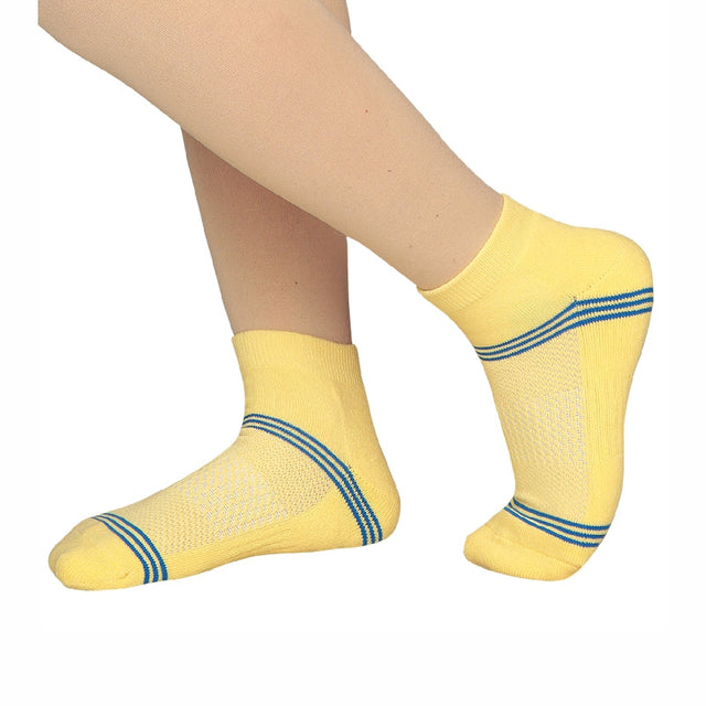 Women Cotton Spandex Socks Stretch Pack of 3 - Bodycare