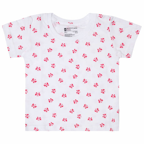 Baby Girls T-Shirt Round Neck Half Sleeves Pack of 2